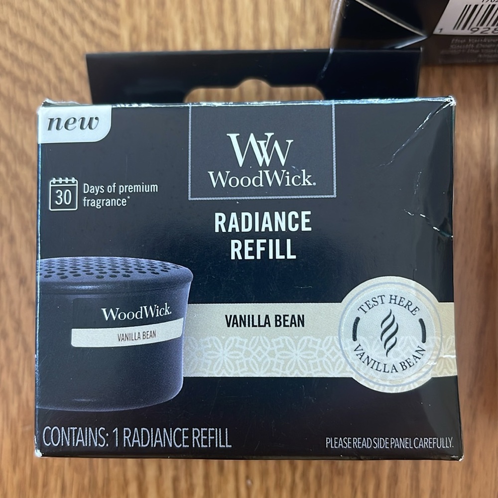 WoodWick Radiance Refill Trio - Sand & Driftwood, Vanilla Bean, Lavender Spa 🌺 - Picture 3 of 5